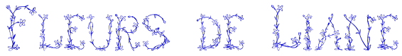 Fleurs de Liane 字体